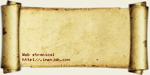 Jovana Trišić vizit kartica